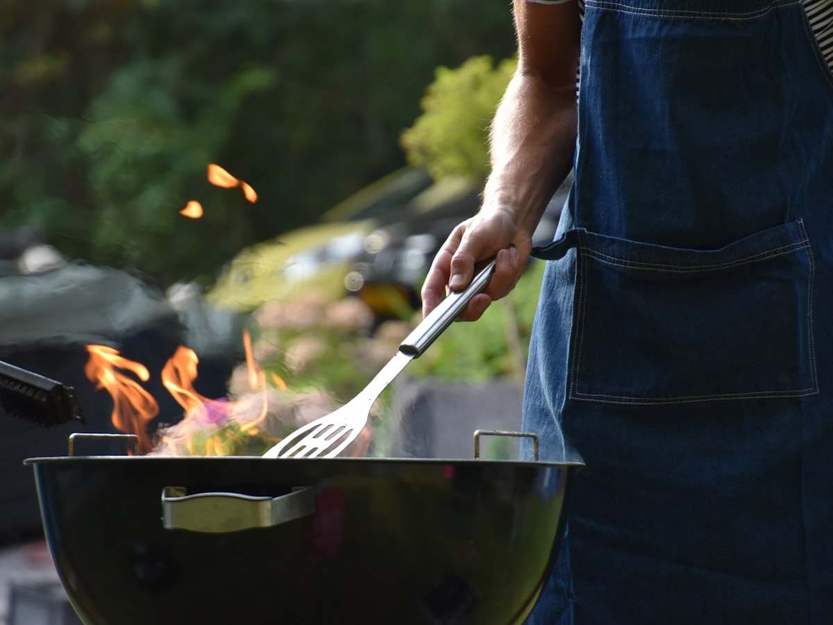 The wood-fired smoker